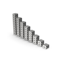 Silver Bars Chart PNG & PSD Images