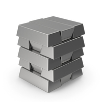 Silver Bars Stack PNG & PSD Images