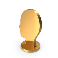 Gold Earphone Stand PNG & PSD Images