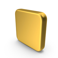 Gold Stop Symbol PNG & PSD Images