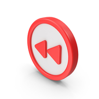 Icon Rewind Backward Button PNG & PSD Images