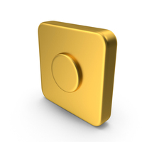 Gold Icon Record Button PNG & PSD Images