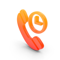 Call Duration Symbol Glow PNG & PSD Images