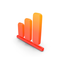 Business Statistics Bars Glowing Symbol PNG & PSD Images