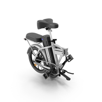 Electric Bike Colorway White Folded PNG & PSD Images