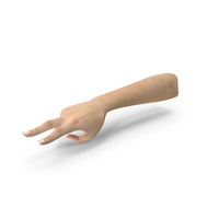 European Woman Hand Victory Sign Pose PNG & PSD Images