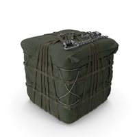 Military Cargo Lifting Net Bag Standing PNG & PSD Images