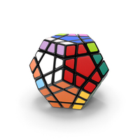 Puzzle Toy Rubiks Megaminx Randomized Colors PNG & PSD Images