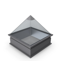 Square Pyramid Skylight for Roof PNG & PSD Images