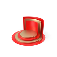 Red & Gold Podium PNG & PSD Images