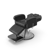 Modern Beauty Salon Chair Unfolded Black PNG & PSD Images
