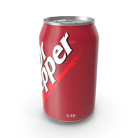 Refreshing Carbonated Drink Dr Pepper 033l PNG & PSD Images