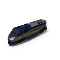 Amtrak  Passenger Locomotive PNG & PSD Images