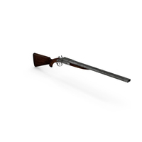 Antique Double Barrel Shotgun PNG & PSD Images