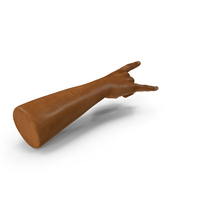 Tanned Man Hand Heavy Metal Pose PNG & PSD Images