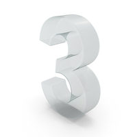 Glass Number 3 PNG & PSD Images