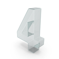 Glass Number 4 PNG & PSD Images