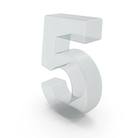 Glass Number 5 PNG & PSD Images