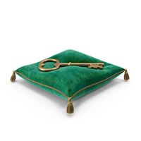 Key On Green Pillow PNG & PSD Images