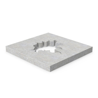 Broken Wall Panel PNG & PSD Images