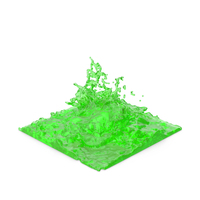 Green Splash PNG & PSD Images