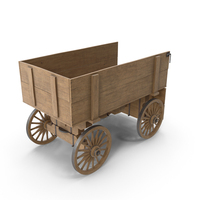Open Wooden Wagon PNG & PSD Images