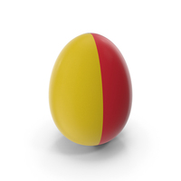 Belgium Country Flag On Egg PNG & PSD Images
