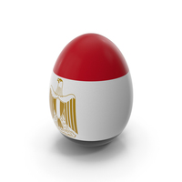 Egypt Country Flag On Egg PNG & PSD Images