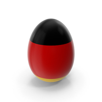 Germany Country Flag On Egg PNG & PSD Images
