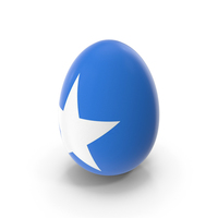 Somalia Country Flag On Egg PNG & PSD Images