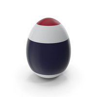 Thailand Country Flag On Egg PNG & PSD Images