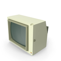 Vintage Apple Monitor PNG & PSD Images