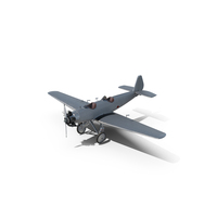 Vintage Propeller Aircraft PNG & PSD Images