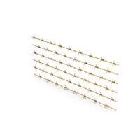Gold Barbed Wire PNG & PSD Images