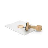 Sealed Letter Envelope And Rubber Stamp PNG & PSD Images