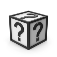 Question Mark Cube PNG & PSD Images
