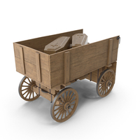 Wooden Wagon With Coffins PNG & PSD Images