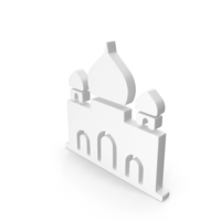 White Islamic Architecture Icon PNG & PSD Images