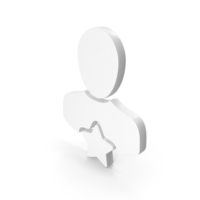 White Favorite Man Icon PNG & PSD Images