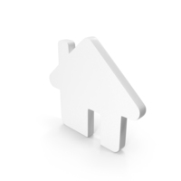 White Home Icon PNG & PSD Images