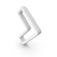 White Right Arrow Symbol PNG & PSD Images
