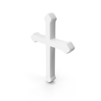 White Religion Christian Cross Symbol PNG & PSD Images