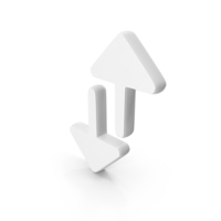 White Swap Arrows Symbol PNG & PSD Images