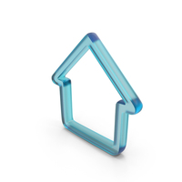 Glass Home Outline Symbol PNG & PSD Images