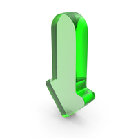Down Web Arrow Directional PNG & PSD Images