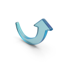 Glass Move Up Arrow Symbol PNG & PSD Images