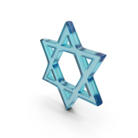 Glass Star Of David Symbol PNG & PSD Images