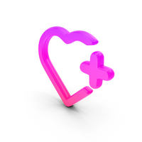 Heart With Plus Sign PNG & PSD Images