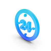 24 Hours Symbol PNG & PSD Images