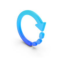 Repeat Circular Arrow Symbol PNG & PSD Images